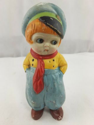 Vintage Bisque Dutch Boy and Girl Doll Frozen Charlotte Penny Doll Made in Japan 3