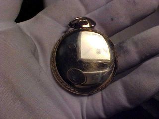 16S,  15J,  Open Face,  Elgin Pocket Watch,  Model 575 in 10K Rolled Gold Plate 5
