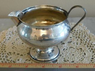 Vintage Fisher Sterling Silver Weighted Creamer - Model Number 703 X 82.  6 Grams 2