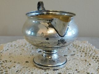Vintage Fisher Sterling Silver Weighted Creamer - Model Number 703 X 82.  6 Grams 4