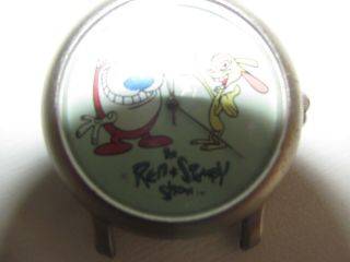 REN AND STIMPY WATCH FACE VINTAGE 1992 NICKTOONS CHARACTER WATCH MTV NETWORKS 2