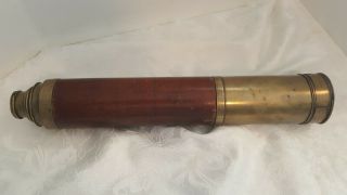 Antique Nautical Telescope,  Signed Spencer Browning & Rust London