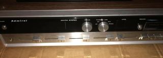 Admiral Record Player 8 Track Radio Stc - 1191 Vintage Antique Collectible