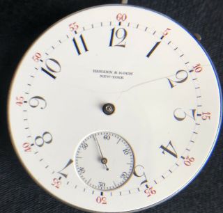 Late 1800’s Jules Monard Lever Set Pocket Watch Made For Hamann & Koch York