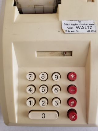 VINTAGE ANTIQUE HAND CRANK ADDING Calculator MACHINE 2