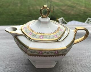 Antique Mz Austria Porcelain Teapot