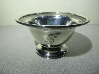 Karl F.  Leinonen Sterling Silver Bowl - 74 Grams - Monogram S