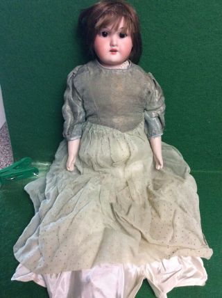 Antique 19” Armand Marseille Floradora Doll Germany Bisque Leather,  A - 3/0 - M