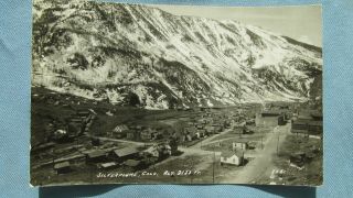 Silver Plume Colorado Real Photo - Mines & Town View - Sanborn I 61 - Mining Town