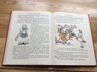 Antique/ Vintage Alice In Wonderland By Lewis Carroll Illustarted Rene Cloke 2