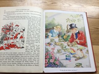 Antique/ Vintage Alice In Wonderland By Lewis Carroll Illustarted Rene Cloke 3