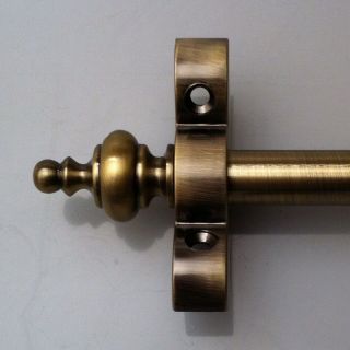 Antique Brass 1/2 X 36 Inch Stair Carpet Rod Urn Finial (r07lu)