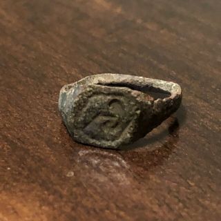 Authentic Ancient Roman Ring European Metal Detector Find Artifact Antique Old 2