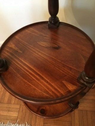 ETHAN ALLEN 3 - Tier End Table Plant Stand OLD TAVERN Antique Pine; Nr. 3