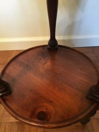 ETHAN ALLEN 3 - Tier End Table Plant Stand OLD TAVERN Antique Pine; Nr. 4