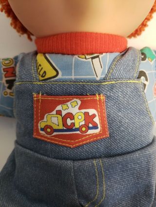 Cabbage Patch Kids Hasbro First Edition Red Hair Boy CPK Cycle 1990 Vintage Doll 2