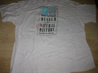 MTV / Music Television Museum Of Un - Natural History T - Shirt RARE 2