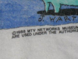 MTV / Music Television Museum Of Un - Natural History T - Shirt RARE 4