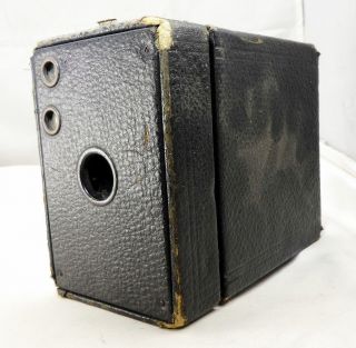 Antique Vintage Pin Hole Box Camera 3x5” Usa