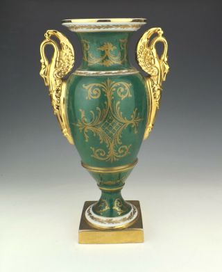 Antique Limoges Paris Porcelain - Hand Painted Roses & Gilded - Large Vase 4