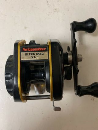 Vintage Abu Garcia Ambassadeur Ultra Mag Xl 1 Fishing Reel