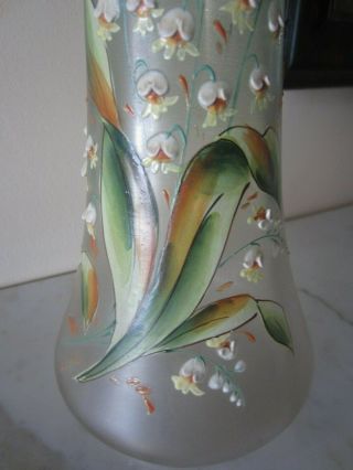 Antique Stretch Glass Vase Lily of the Valley - 12 