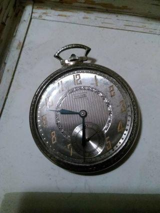 Antique Bulova Pocket Watch 17j