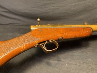 Antique BENJAMIN FRANKLIN 300 BRASS BB Gun Air Rifle 6