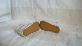 PALE PINK LEATHER ANTIQUE SHOES FOR YOU FRENCH OR GERMAN DOLL 6
