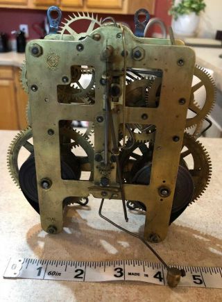 Antique Seth Thomas Mantle Clock Movement 89 Al,  Face & Other Clock Parts
