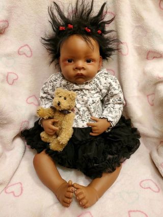 Ashton Drake Waltraud Hanl " Jasmine Goes To Grandmas " African American Doll 22 "
