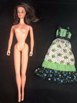 Hard To Find Barbie Vintage Brunette Busy Steffie Doll 1972