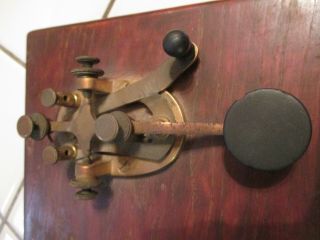 Antique J.  H.  Bunnell & Co Telegraph Key & Sounder 5