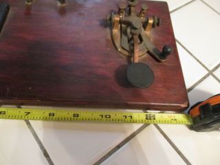 Antique J.  H.  Bunnell & Co Telegraph Key & Sounder 7