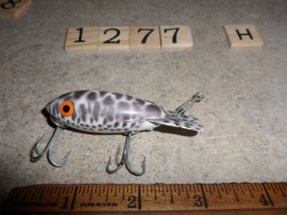T1277 H Vintage Wooden Bomber Fishing Lure