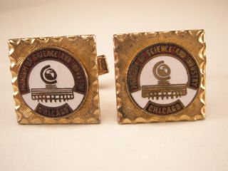 - Chicago Museum Of Science & Industry Vintage Cuff Links Gift