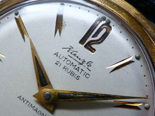 Elegant Very rare Vintage KIENZLE Automatic Men ' s dress watch from 1950 ' s years 8