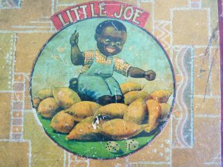 Antique Game Board Little Joe Folk Art Black Americana Great Graphics Sp & Dice