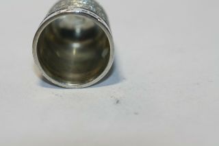 Solid Silver Arts & Crafts Thimble 5