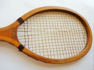 Early Antique Wood Tennis Racquet All I Combine