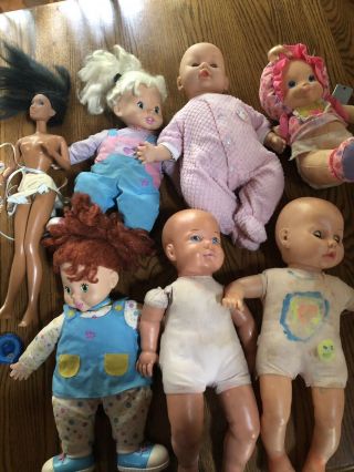 Creepy Vintage Old Baby Dolls For Halloween Decor Props Decorating