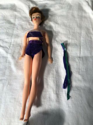 Vintage Ideal Mitzi Barbie Clone Doll No 9820 - 2 6