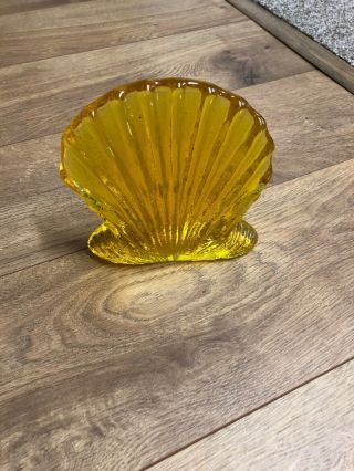 Blenko Vintage Mid Century Modern Art Glass Shell