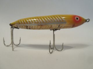 Vintage Heddon Nose Tie Zara Spook Xry Yellow Shore Surface Rig Hardware 2 Of 2