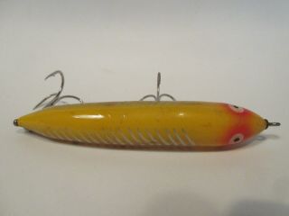Vintage Heddon Nose Tie Zara Spook XRY Yellow Shore Surface Rig Hardware 2 of 2 3