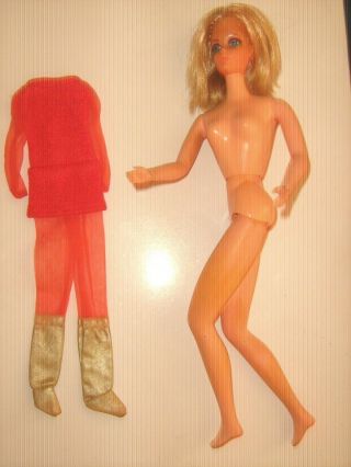 Vintage Dramatic Living Barbie doll 1967 Bending arms and legs & outfit 5