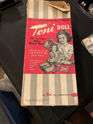 Vintage Ideal Toni P - 90 Doll 14 " Play Wave Set Accessories