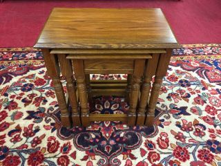 Pennsylvania House Oak Nesting Tables - Delivery And Available