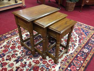 Pennsylvania House Oak Nesting Tables - Delivery and Available 4