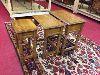 Pennsylvania House Oak Nesting Tables - Delivery and Available 6